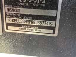 Kubota MX5400HST W/Loader