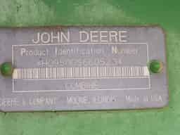 John Deere Sidehill 9500