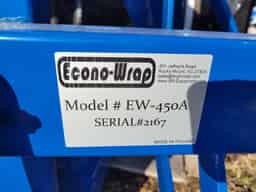 2025 Belco EW-450A bale wrapper for sale in Cashton WI at Portland Implement