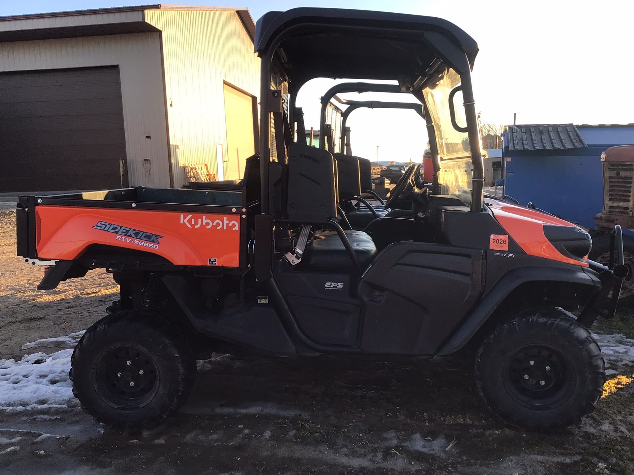 2024 KUBOTA RTV-XG850 SIDEKICK