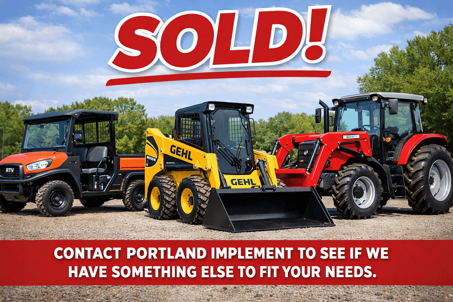 SOLD: MASSEY FERGUSON 1745 ROUND BALER