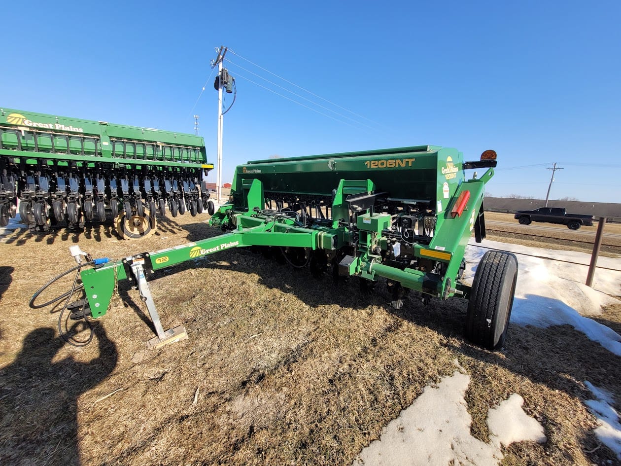 Great Plains 1206NT no-till grain drill for sale in Cashton WI at Portland Implement