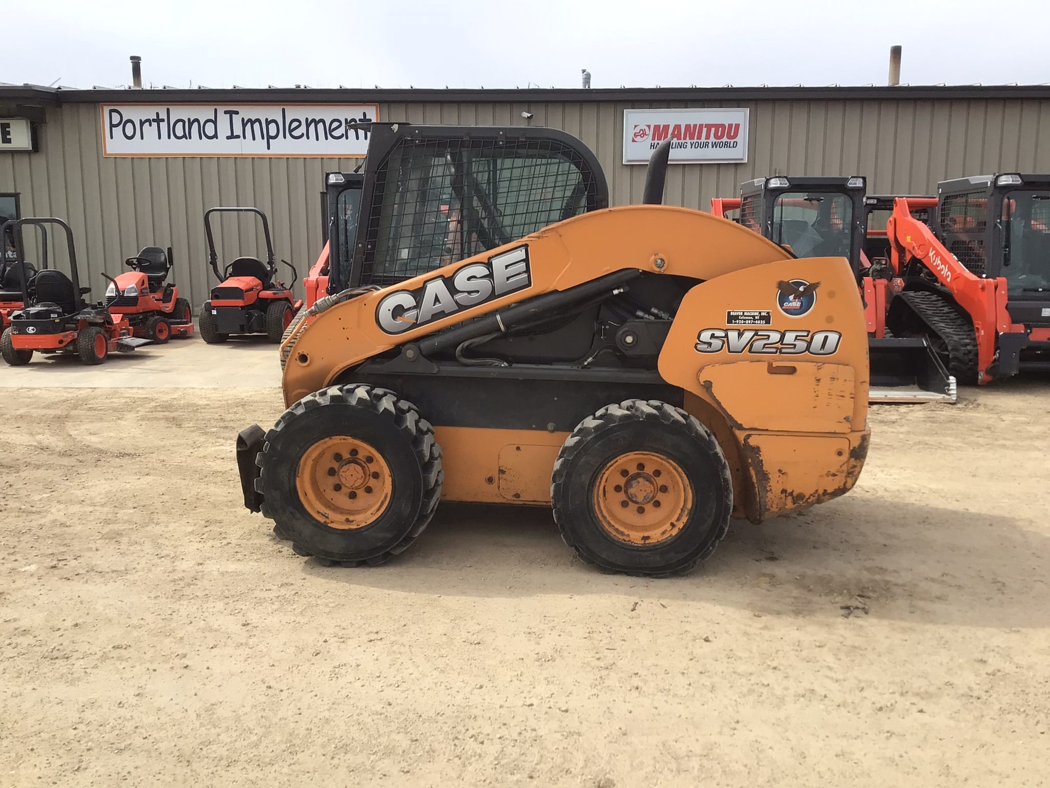 2012 CASE SV250 SKIDLOADER
