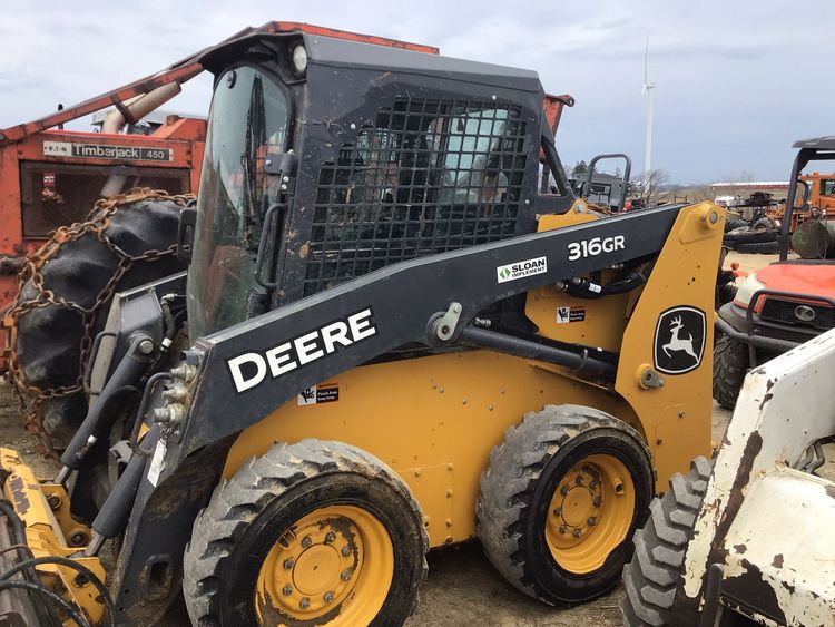 2020 JOHN DEERE 316GR SKIDLOADER