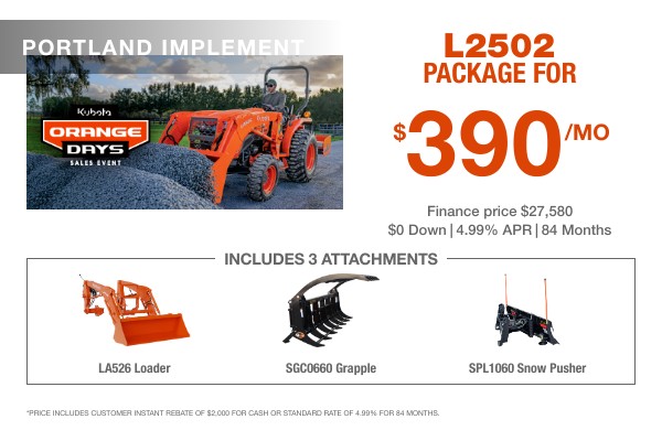 L2502 Package - Portland Implement Inc.